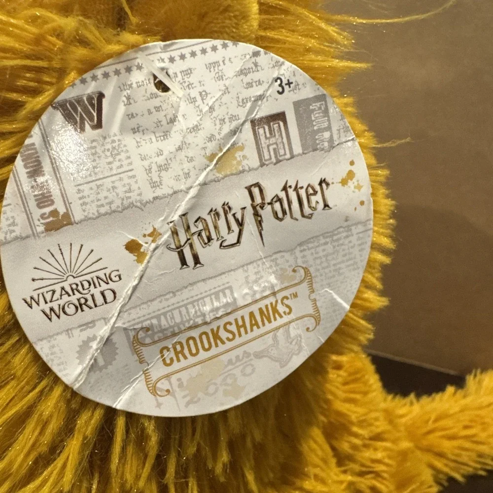Harry Potter Crookshanks Cat & Hedwig Owl Plush Set NWT